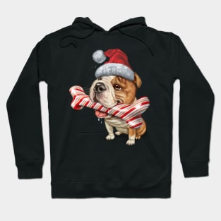 Christmas Bulldog Hoodie